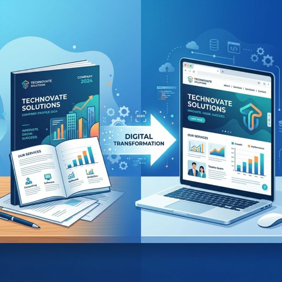 Chuyển đổi PDF sang website hồ sơ năng lực