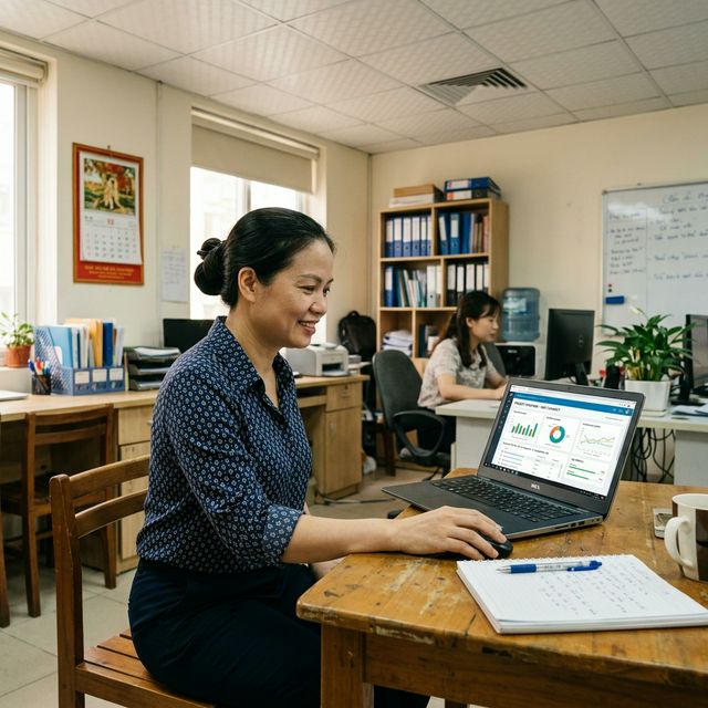 Quản lý webapp trên laptop